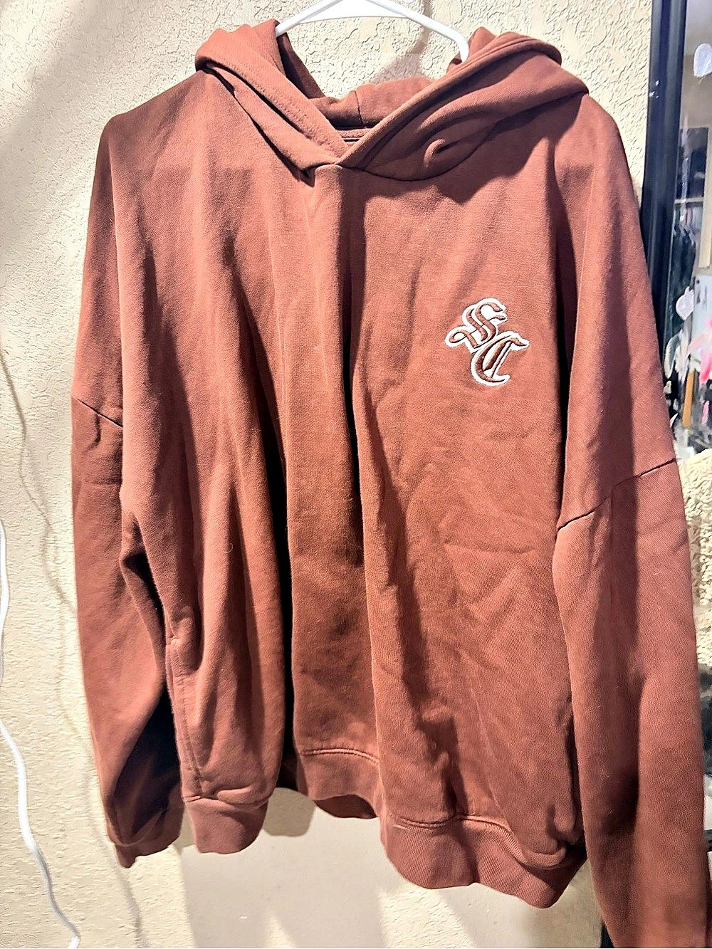 Standard Cloth Brown Hoodie Size XL